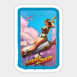 Bomber Queen Sticker